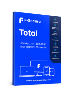 F-Secure Total Security mit VPN 2026 5 Geräte 1 - 2 Jahre Download ESD @GWC