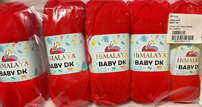 Premier Himalaya Baby DK Yarn 5 Pack  Red 