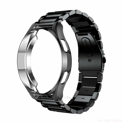 For Samsung Galaxy Watch46mm SM-R800 GearS3 Stainless Steel Metal Strap+TPU Case - Picture 3 of 12