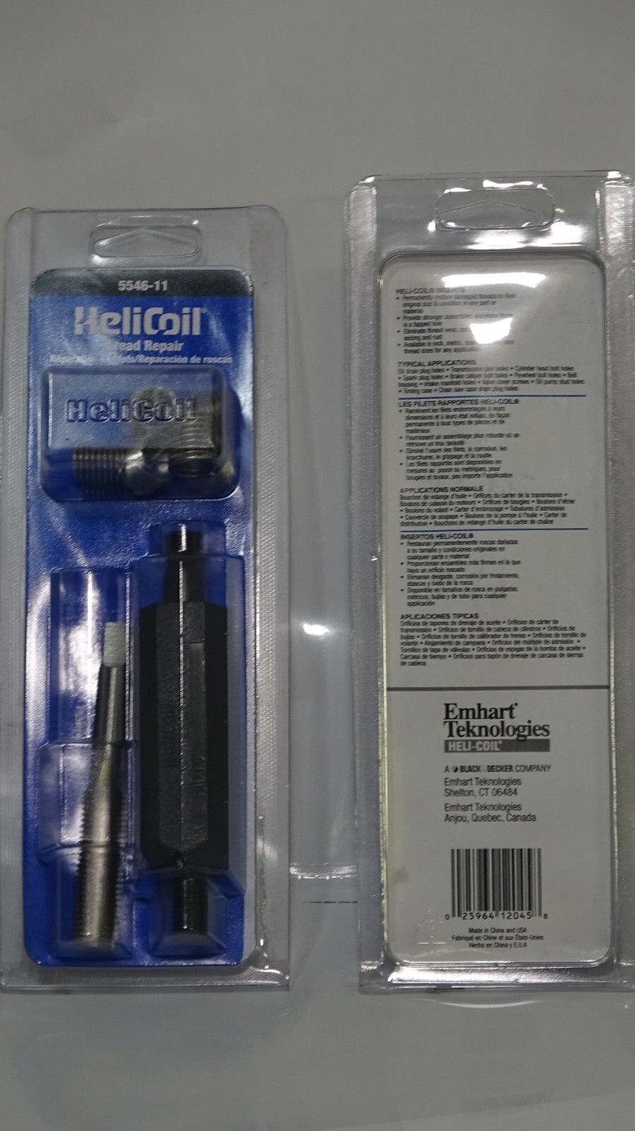 Helicoil Thread Repair Kit M11 x 1.5 With 6 Coarse Thread Inserts eBay