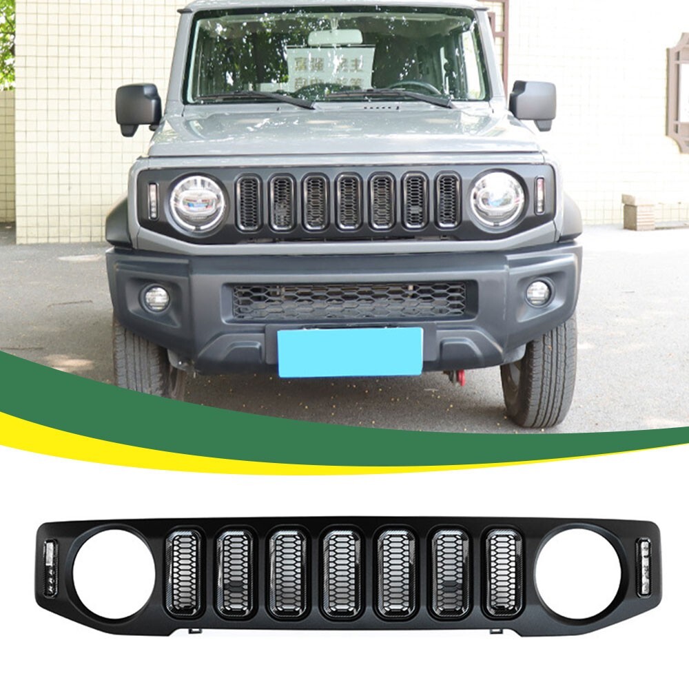 Front Grill Bumper Grille Mesh Fits Suzuki Jimny JB74W/JB64W 2019-2024