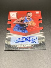 Joel Embiid Basketball Original Autographed Sports Trading Joel Embiid Basketball Original Autographed Sports Trading