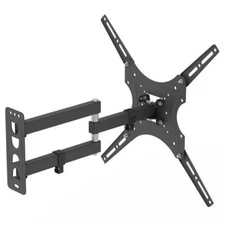 Full Motion TV Wall Mount Bracket Swivel Steel For 26"27"32"37"40"42"55" LED LCD