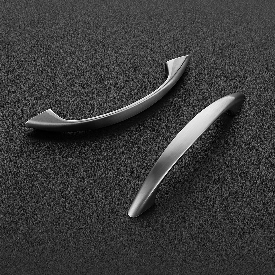30 Pack 3-Inch Satin Nickel Kitchen Cabinet Handles – Brushed Nickel Pulls, Stainless Steel, Easy Install, Ambidextrous Oval Bar Design