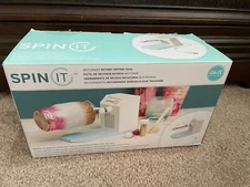 Spin It Motorized Rotary Drying Tool Cups Resin Finish  New