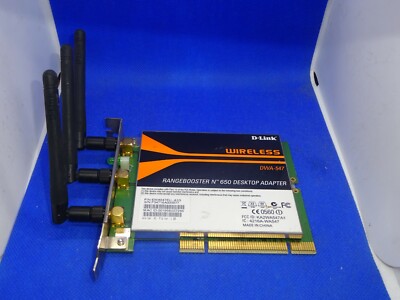 D-LINK 300Mbit DWA-547 WIRELESS RANGEBOOSTER N 650 ADAPTER PCI #GK3861