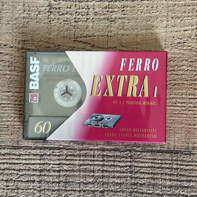 3 Cassettes Audio Vierges BASF Ferro Extra I - 60 Minutes - Sous Blister - NEUVES