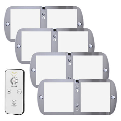 4 Pack RV LED Interior Ceiling Light 12V dimmer Switch Camper 700LM Multicolor