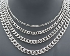 Panzerkette Edelstahl, massive Halskette Herren Damen Kinder