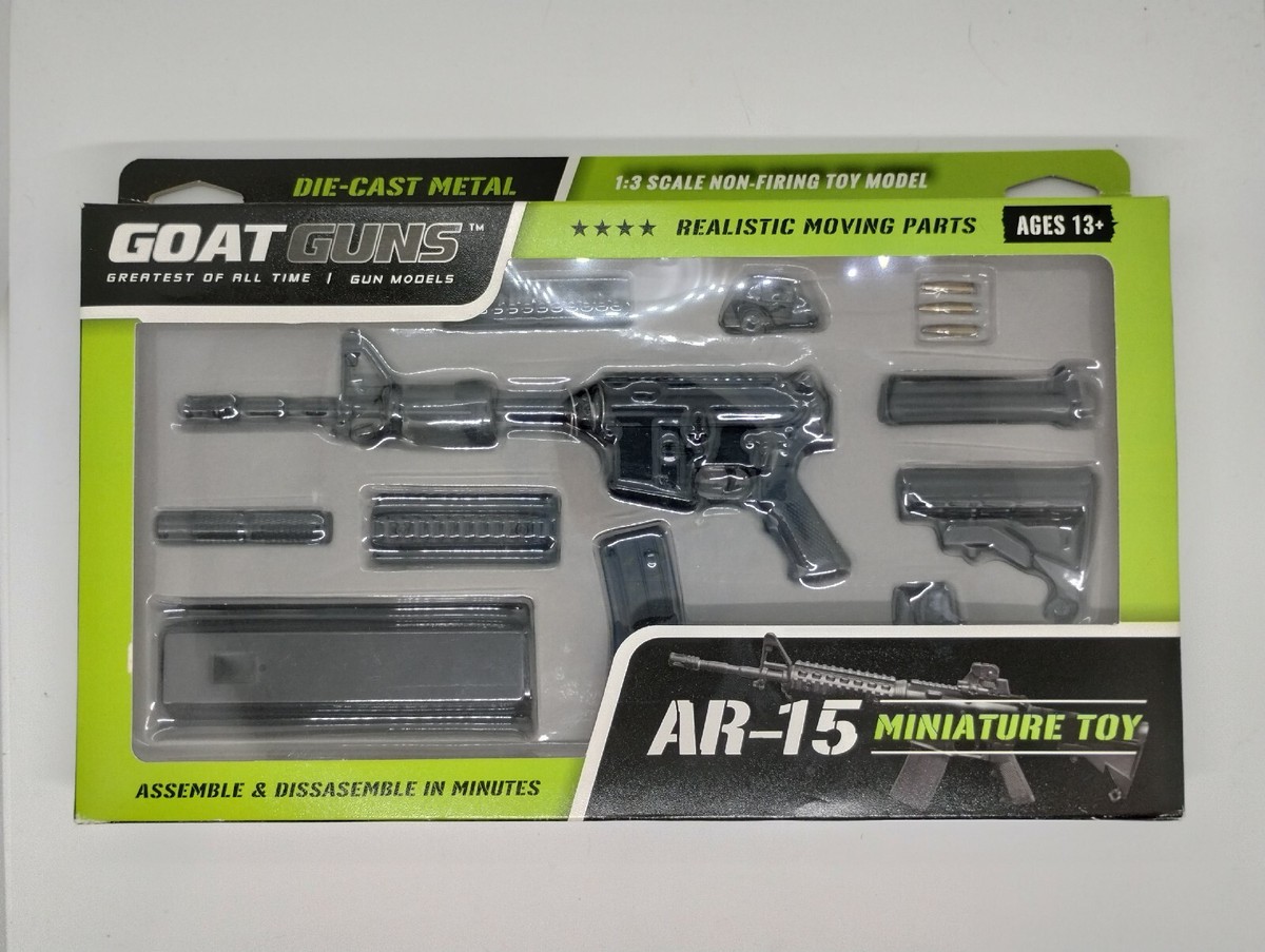 New GoatGuns Goat Miniature 1:3 Die Cast Toy Guns Mini AR15 New GoatGuns Goat Miniature 1:3 Die Cast Toy Guns Mini AR15