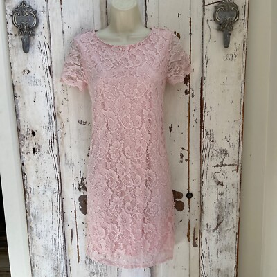 open lace back dress Sheer-Neck Short Wedding-Guest Party Dress 7006 Mauve Mist / XSmall main image 0
