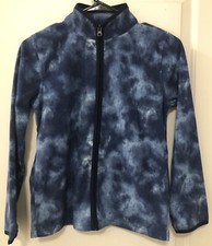 Oshkosh B'Gosh Fleece Cozie Jacket: Cloud Dye Remix NWT Blue Size 12 Boys Youth