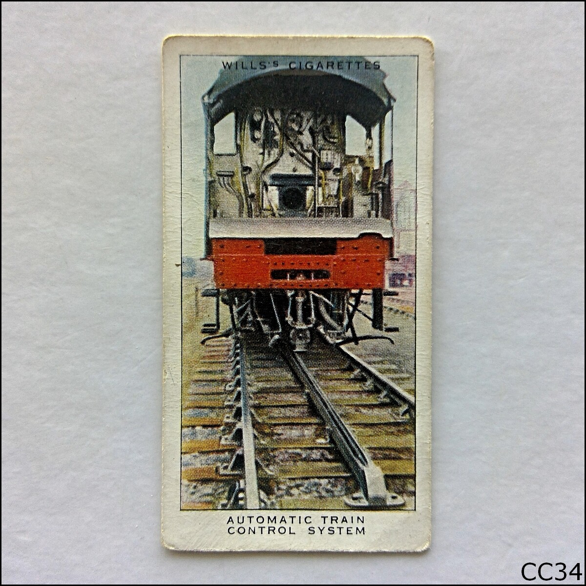 Wills Railway Equipment 2 Automatic Train Control 1938 Cigarette Card