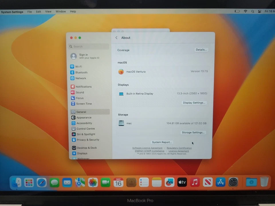 Apple MacBook Pro 13" 2019 · i5 · 16GB · 128GB, photo 3 of 5