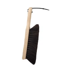 HDX  13.5 in. Wooden Handle 8 in. Horsehair Bench Brush -Flared Design 2-1/2 in