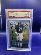 Mark Carrier 1995 SP #38 PSA 10 Bears Football Pop 3