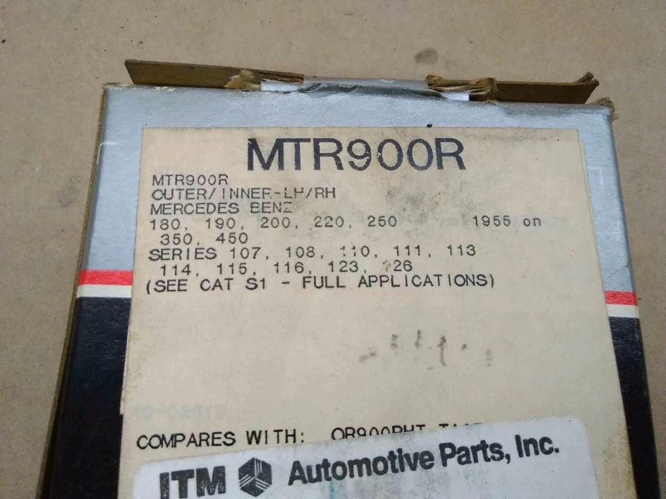 OEM Mercedes-Benz 180 190 200 220 250 350 450 extremo de varilla de amarre izquierda/derecha MTR900R NOS Foto 2 de 4