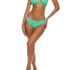 Luli Fama L11629 Womens Mint Starlight Seamless Full Ruched Back Bottoms Size XS