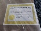 "Titanic" Custom Matted Movie Display with Actual Piece of Prop Ship  - W/COA — photo 4