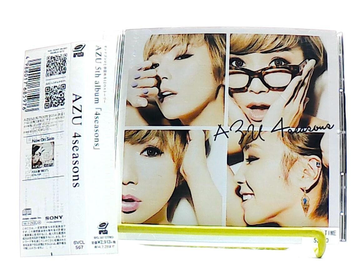 4Seasons [CD][OBI] AZU /feat.MIKU a.k.a tomboy /hip-hop, pop /J