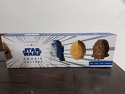 Williams Sonoma Star Wars Cookie Cutters JAWA R2-D2 C-3PO Williams Sonoma Star Wars Cookie Cutters JAWA R2-D2 C-3PO