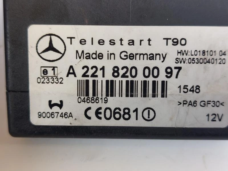 A2218200097 CENTRALINA CONTROLLO TELEFONO MERCEDES-BENZ CLASSE CLC (CL203) 2.2 C - Immagine 4 di 4