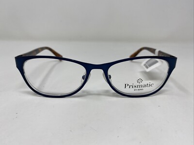Prismatic 3N 1002 2734 51-17-135 Navy Turquoise Full Rim Eyeglasses Frame R+63