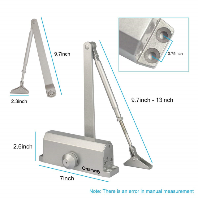 S Parker 950 series, door closer. Open Box. O eBay