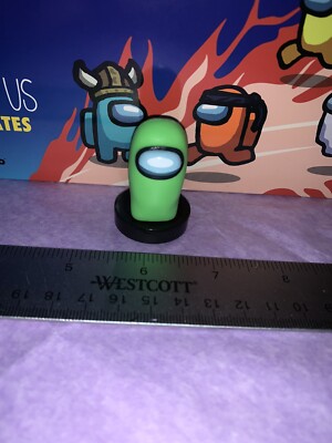 NeW Toikido AMONG US Crewmates Stampers Blind Mini * GREEN Ghost ? Imposter RaRe