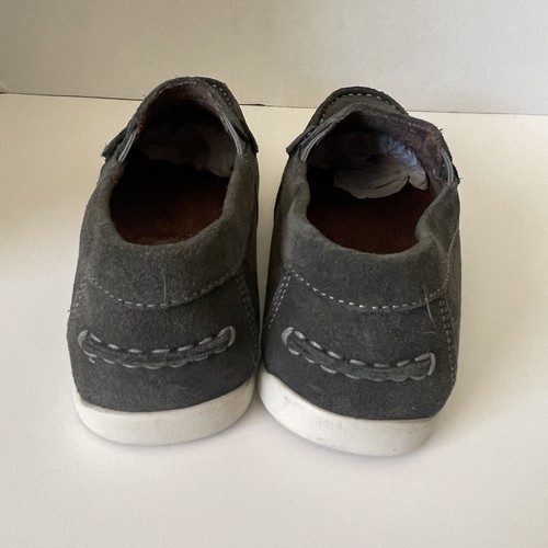 Florsheim Kinder Schuhe Jungen 2 Jasper Strap Jr grau Wildleder Halbschuh formell - Bild 5 von 9