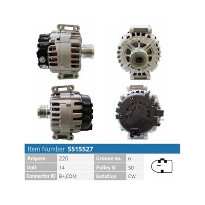 Alternator EB2134Q 0986083600 A6461540802 543444 6461540802  