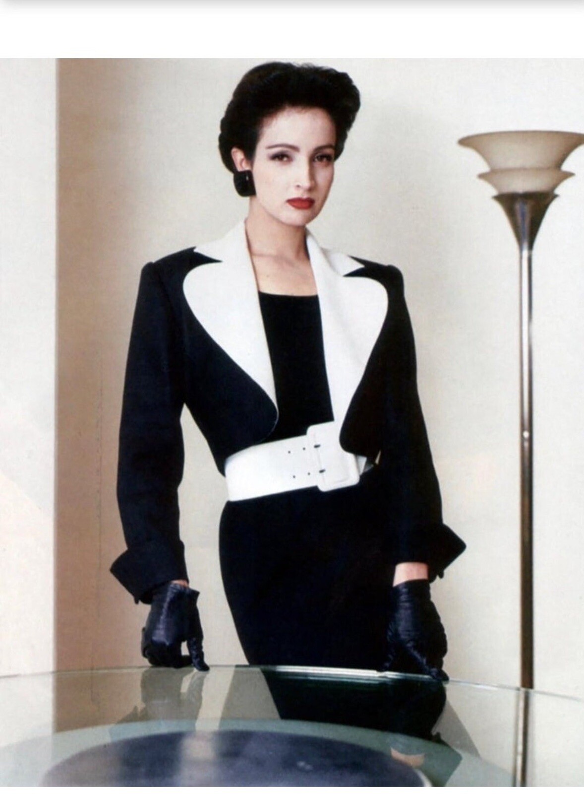 SS86 Yves Saint Laurent Rive Gauche Giacca Spencer 40 Rara Vogue Runway