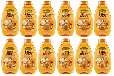 12x Garnier Shampoo Nutriente Gli Oli Meravigliosi Arganöl und Kamelie 300ml