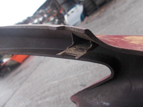 PEUGEOT 206 2003 FRONT BUMPER GRILL & BADGE EMBLEM RED 9628934280 - Picture 7 of 10