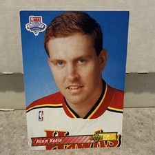 Upper Deck 1992-93 NBA Draft Adam Keefe #6 Atlanta Hawks Basketball Card