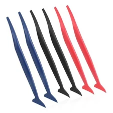 6 PCS Car Micro Squeegee Curves Slot Tint Tool Set, Auto Vinyl Wrap Tool Kit, 