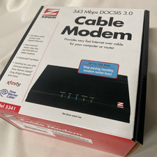Zoom DOCSIS 343 Mbps 3.0 Cable Modem Model 5341 - NEW open box