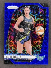 2024 Panini WNBA Prizm SATOU SABALLY Blue Velocity Prizm #43 Dallas Wings