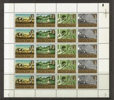 Swaziland 1968 Independence sheetlet of 20 **/MNH SG MS141