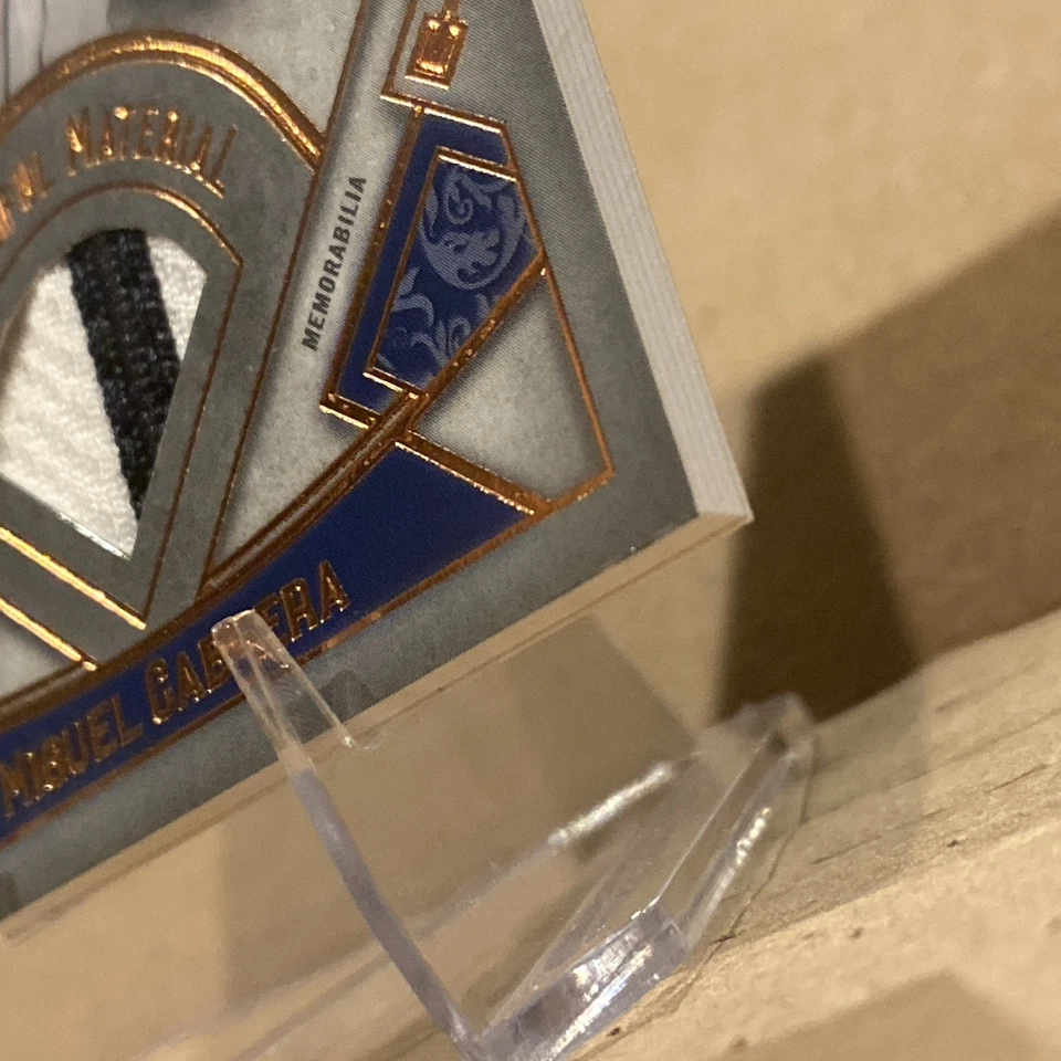 2017 Topps Museum Miguel Cabrera Meaningful Material Relic Patch # MR-MCB 27/35 - Image 4 of 4