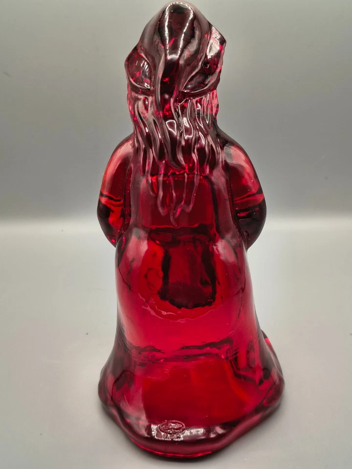Fenton Glass Ruby Red Witch Poured By Mosser Glass - Beautiful Cadmium Glow! - Image 3 of 4