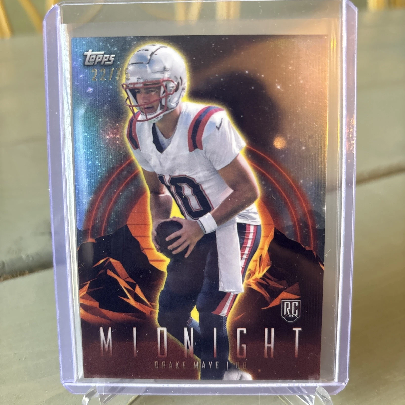 2024 Topps Midnight Drake Maye RC /75 Patriots BF1