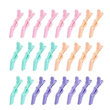 24 Pcs Colorful Alligator Hair Clip for Styling Sectioning Salon Hair Clip