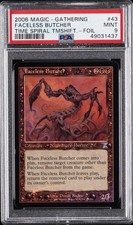2006 MTG TIME SPIRAL TIMESHIFTED FOIL #43 FACELESS BUTCHER PSA 9