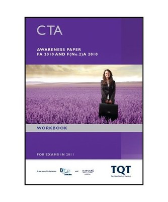 CTA - Awareness Workbook Fa 2010: Workbook, BPP Learning Media
