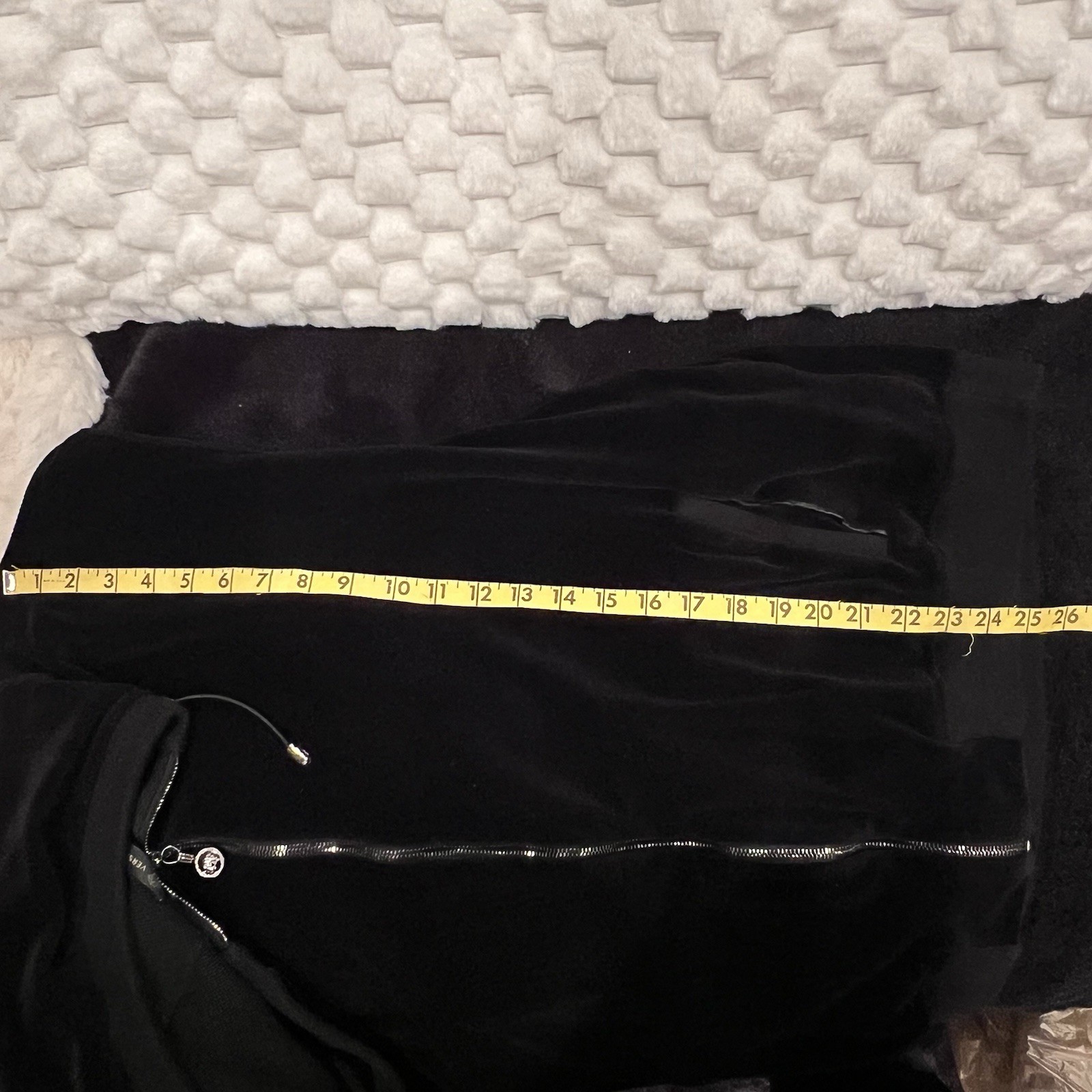 Versace Velour Lightweight Jacket Embroidered Med… - image 8