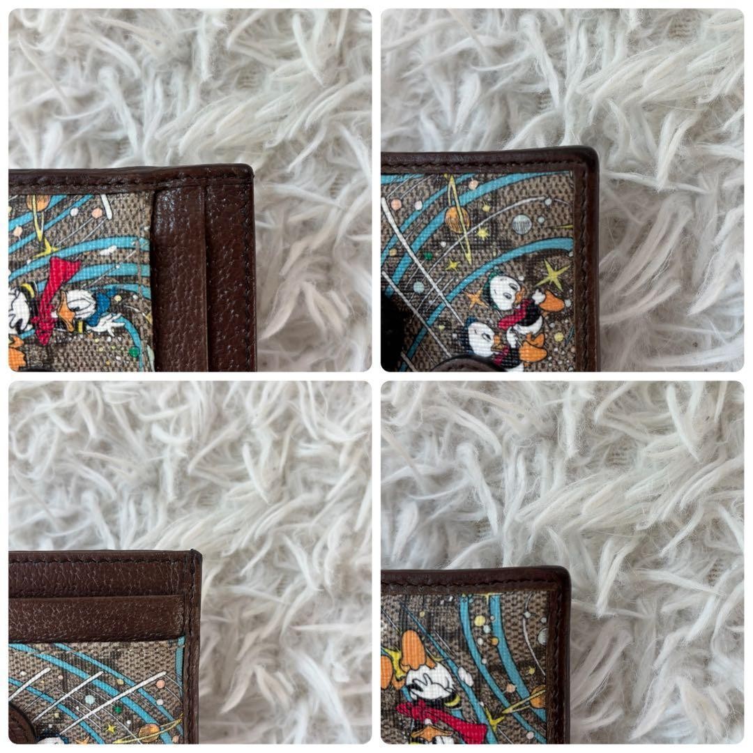Gucci Disney Collaboration Donald Duck Card Case GG Supreme Canvas thumbnail 5