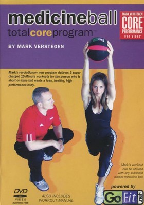 Medicine Ball Total Core Program w/ Booklet DVD VIDEO WORKOUT 15 minute exercise