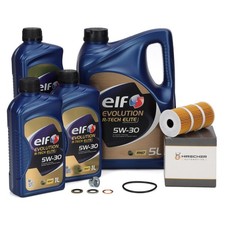 8L elf Evolution R-TECH ELITE 5W30 Motoröl + HIRSCHER Ölfilter für 152093920R