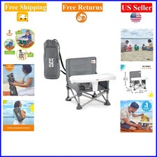 Pop 'N Sit Portable Baby Booster Seat, Grey, 6 -3 , Indoor/Outdoor